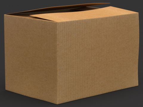 Pudełko kartonowe 01 Model 3D