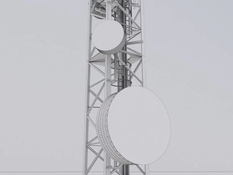 通信基地局 3Dモデル