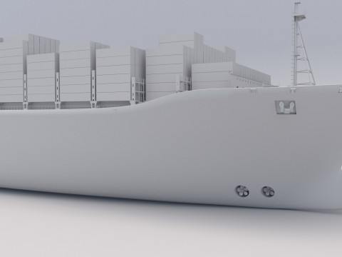 Porte-conteneurs Ever Given Evergreen Modèle 3D