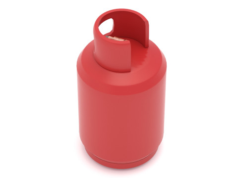 Gasflasche 01 3D Modell