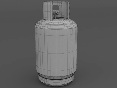 Bombola del gas 01 Modello 3D