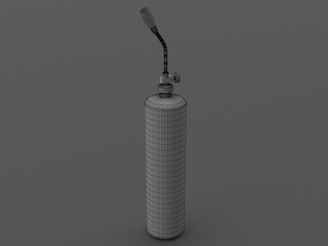 Газовый баллон 02 3D Модель