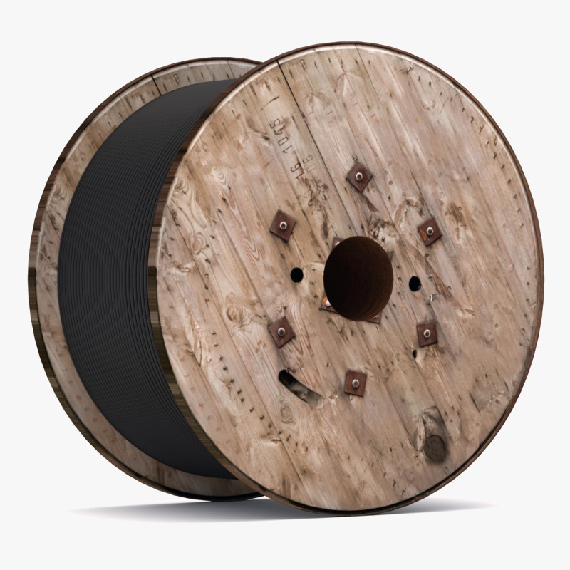 나무 케이블 드럼 3D 모델 .c4d .max .obj .3ds .fbx .stl .blend 