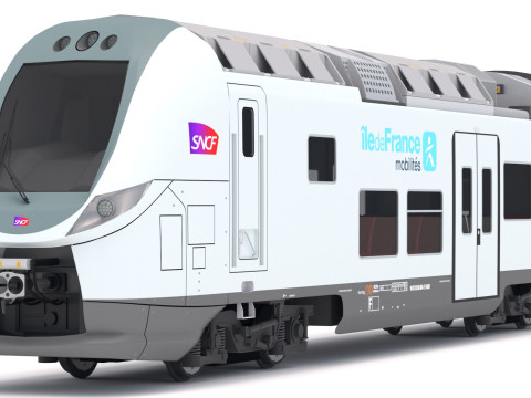 Bombardier Omneo Regio 2N Trasparente Modello 3D