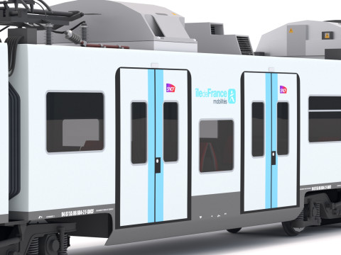 Bombardier Omneo Regio 2N Trasparente Modello 3D
