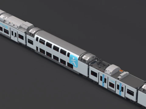 Bombardier Omneo Regio 2N Clear 3D Model