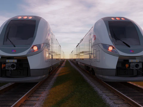 Bombardier Omneo Regio 2N Clear 3D Model