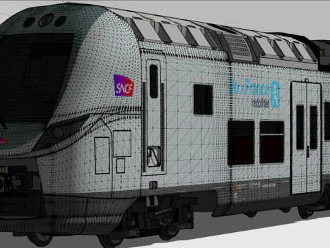 Bombardier Omneo Regio 2N Clear 3D Model