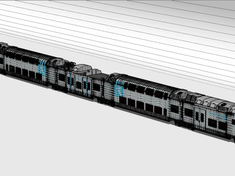 Bombardier Omneo Regio 2N Clear 3D Model