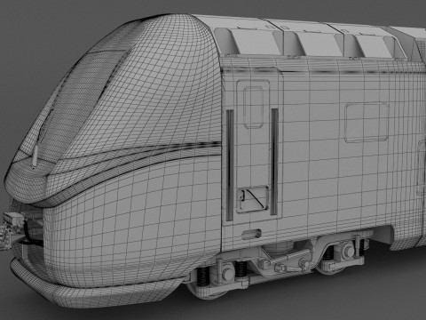 Bombardier Omneo Regio 2N Trasparente Modello 3D