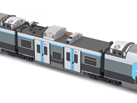 Bombardier Omneo Regio 2N 3D Model
