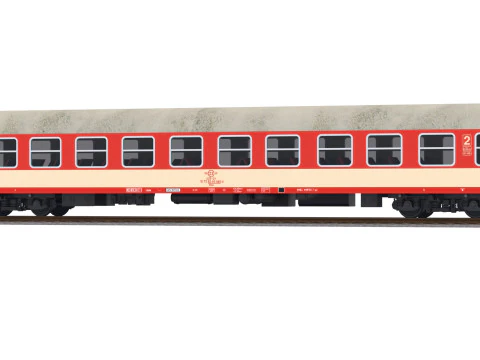 Carrozza ferroviaria passeggeri Ose Veb UIC-Y Modello 3D