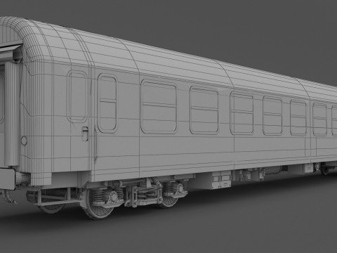オセベブ UIC-Y 客車車両 3Dモデル