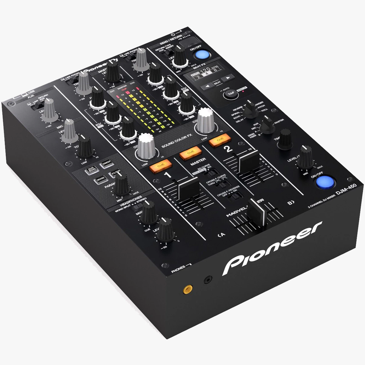 Pioneer DJM-450 3D Model .c4d .max .obj .3ds .fbx .stl .blend 
