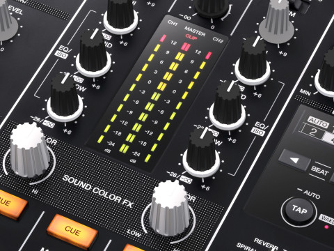 Pioneer DJM-450 Modello 3D