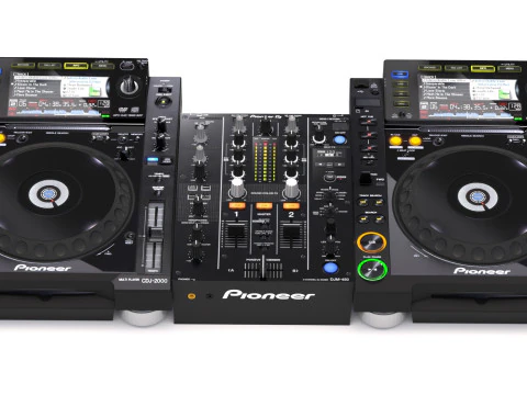 Pioneer dj set 2 3D Model