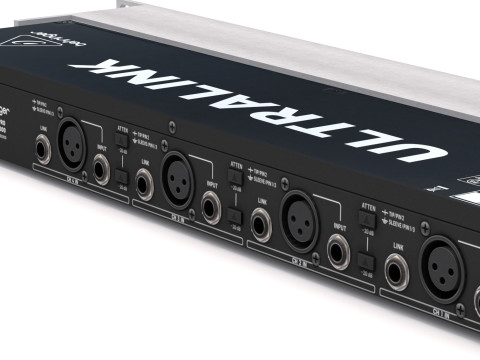 बेहरिंगर DI4000-V2 ऑडियो प्रोसेसर 3D मॉडल