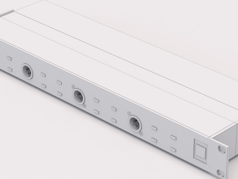 बेहरिंगर DI4000-V2 ऑडियो प्रोसेसर 3D मॉडल