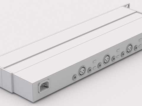 बेहरिंगर DI4000-V2 ऑडियो प्रोसेसर 3D मॉडल