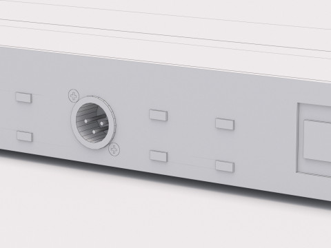 बेहरिंगर DI4000-V2 ऑडियो प्रोसेसर 3D मॉडल