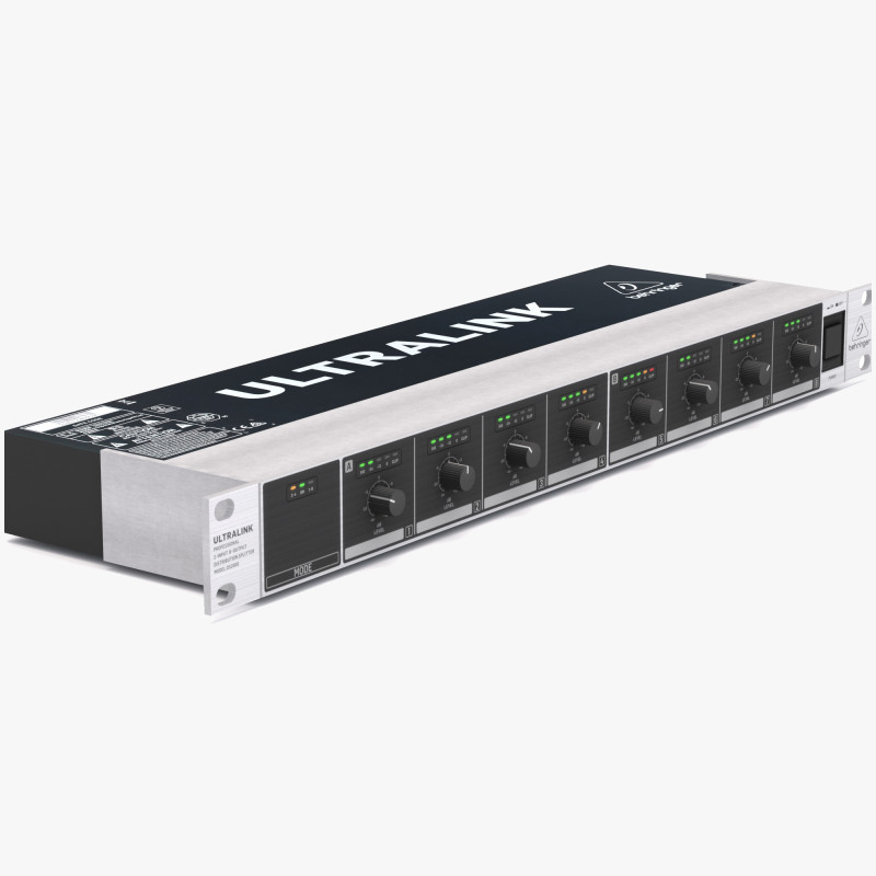 Behringer DS2800 音频处理器 3D 模型 .c4d .max .obj .3ds .fbx .stl .blend 