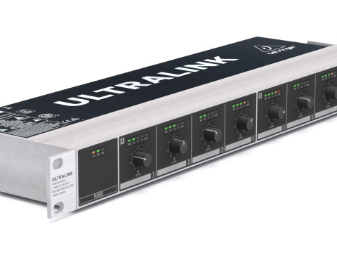 Behringer DS2800 音频处理器 3D 模型