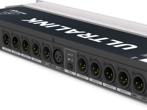 Behringer DS2800 音频处理器 3D 模型