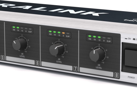 Behringer DS2800 音频处理器 3D 模型