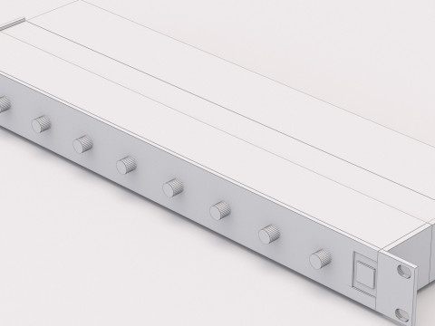 Behringer DS2800 音频处理器 3D 模型