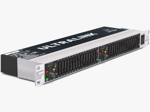 Аудио эквалайзер Behringer FBQ1502HD 3D Модель