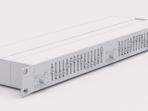 Behringer FBQ1502HD Égaliseur audio Modèle 3D