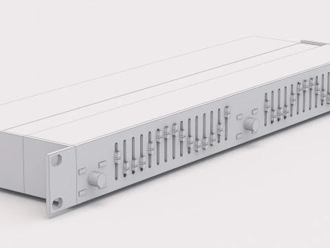 Equalizzatore audio Behringer FBQ1502HD Modello 3D