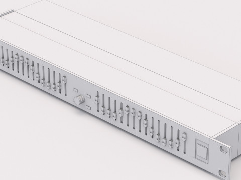 Behringer FBQ1502HD Égaliseur audio Modèle 3D