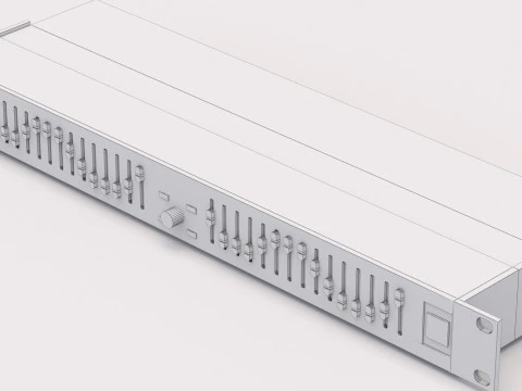 Equalizzatore audio Behringer FBQ1502HD Modello 3D