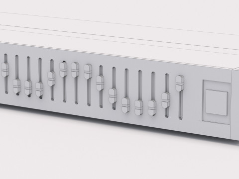 Behringer FBQ1502HD Égaliseur audio Modèle 3D