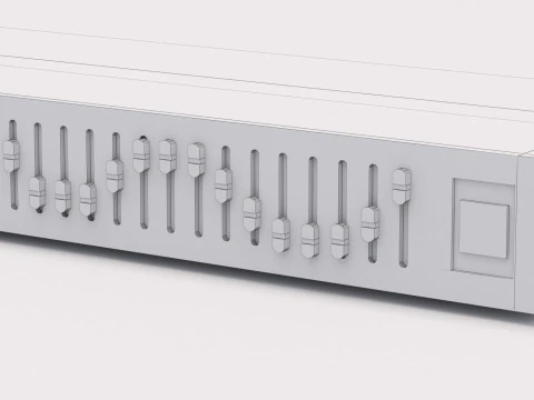 Equalizzatore audio Behringer FBQ1502HD Modello 3D