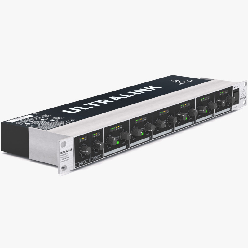 Behringer ZMX600 Audio Processor 3D Model .c4d .max .obj .3ds .fbx .stl .blend