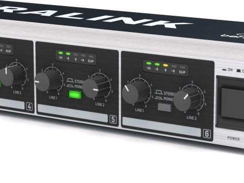 Behringer ZMX600 Audio Processor 3D Model