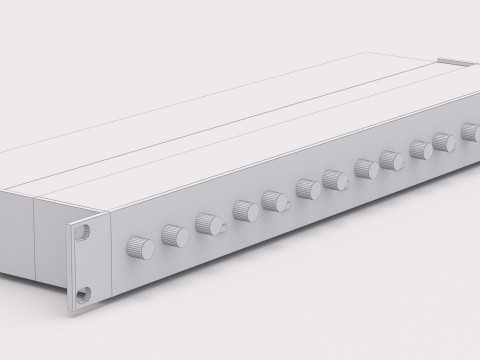 Behringer ZMX600 Audio Processor 3D Model