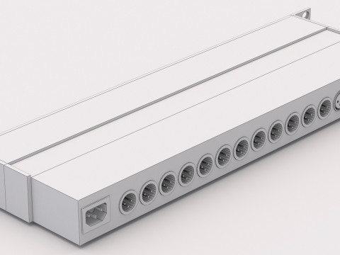 Behringer ZMX600 Audio Processor 3D Model