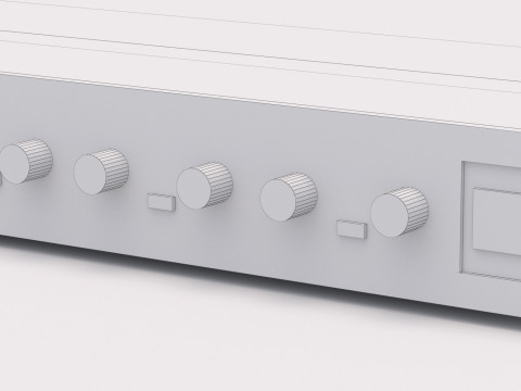 Behringer ZMX600 Audio Processor 3D Model