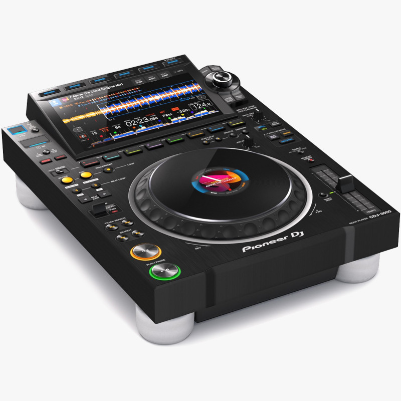Pioneer cdj 3000 nexus 3D Модель .c4d .max .obj .3ds .fbx .stl .blend 