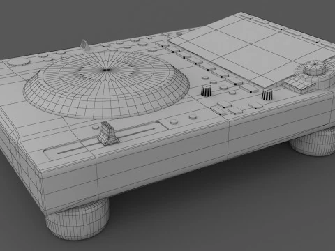 DJ Set 3 DJM0750 MK2 и CDJ 3000 Nexus Pioneer 3D Модель