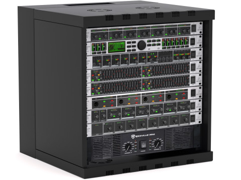 오디오 스튜디오 랙 3D 모델