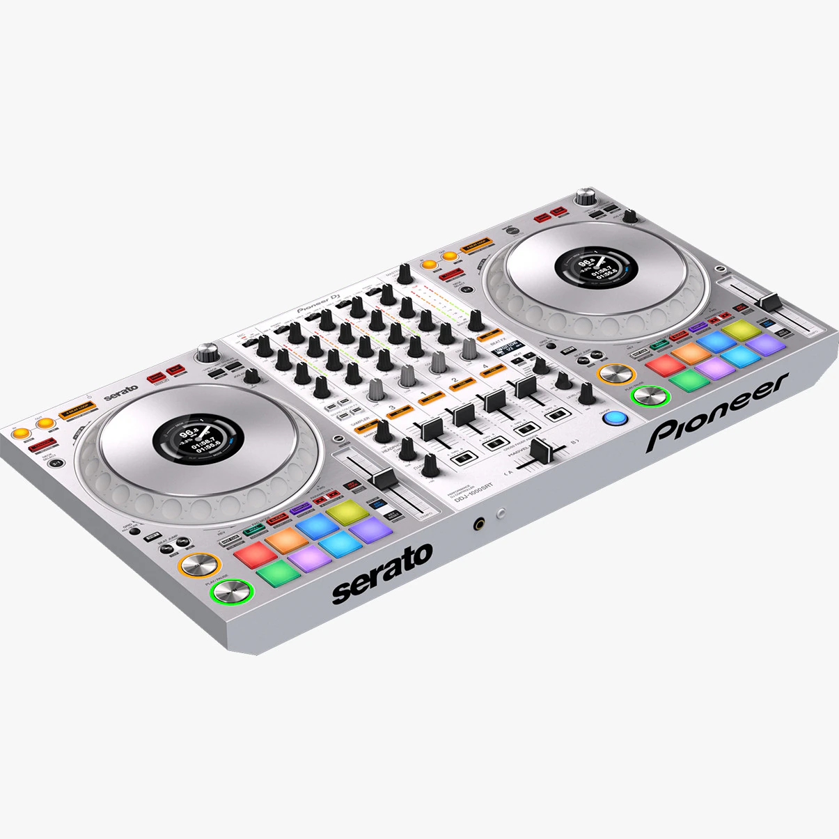 Pioneer ddj-1000srt White 3D Model .c4d .max .obj .3ds .fbx .stl .blend 