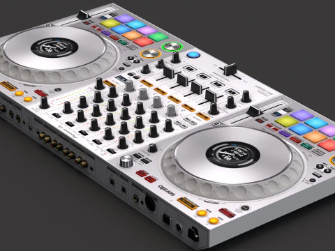 Pioneer ddj-1000srt White 3D Model