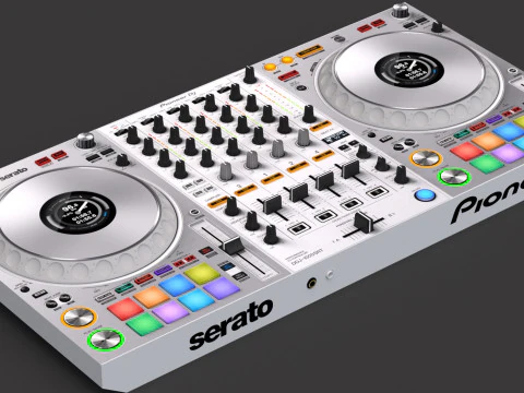 Pioneer ddj-1000srt White 3D Model