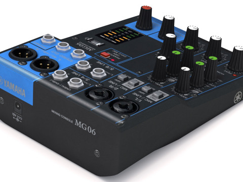 Yamaha MG06 Modèle 3D