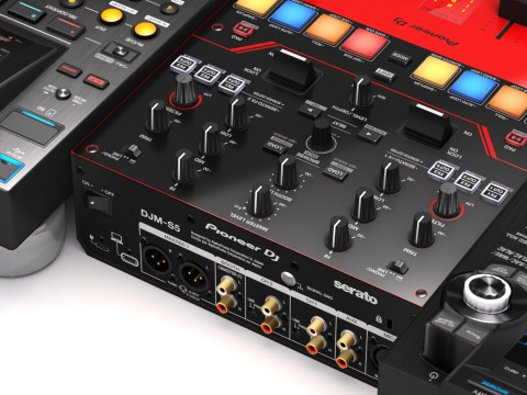 पायनियर डीजे सेट 4 डीजेएम-एस5 और सीडीजे 3000 नेक्सस 3D मॉडल