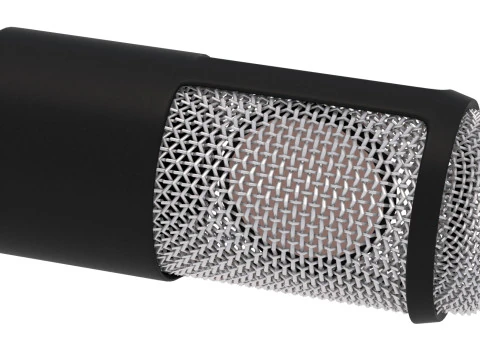 Microphone Studio 3D Model